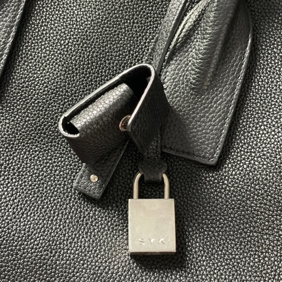 Saint Laurent Black Sac de Jour L Grained Leather - Picture 8 of 10